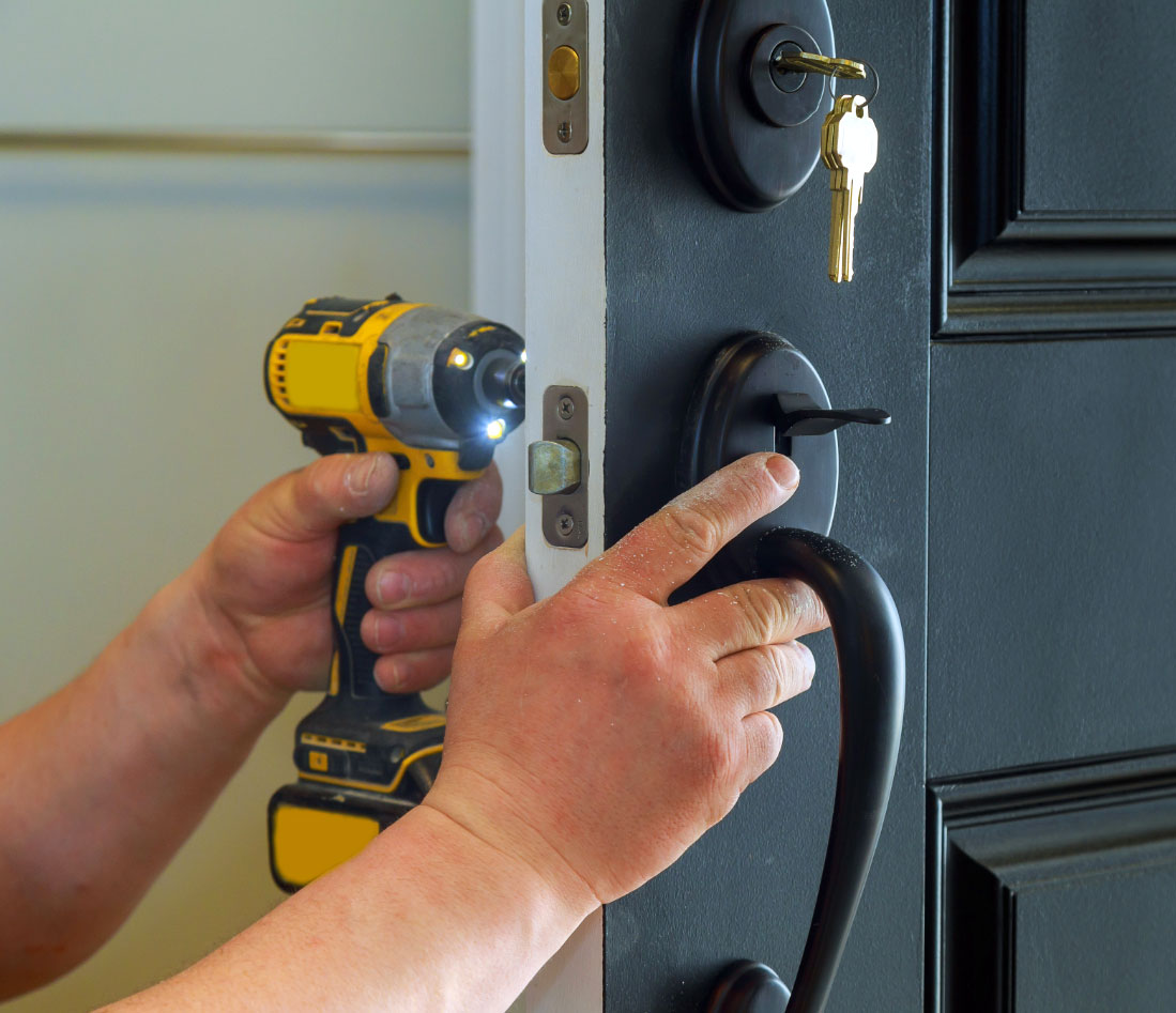locksmith changing locks on property